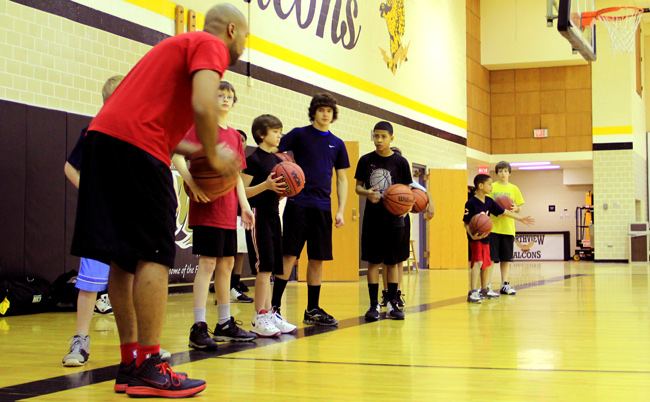 Coach Gambles at Winter Academy 2012. Every Sunday through March 3rd.